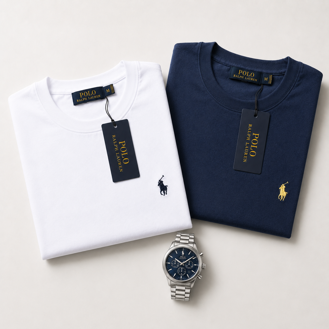 2 Ralph Lauren Shirts + Free Watch – Limited-Time Offer