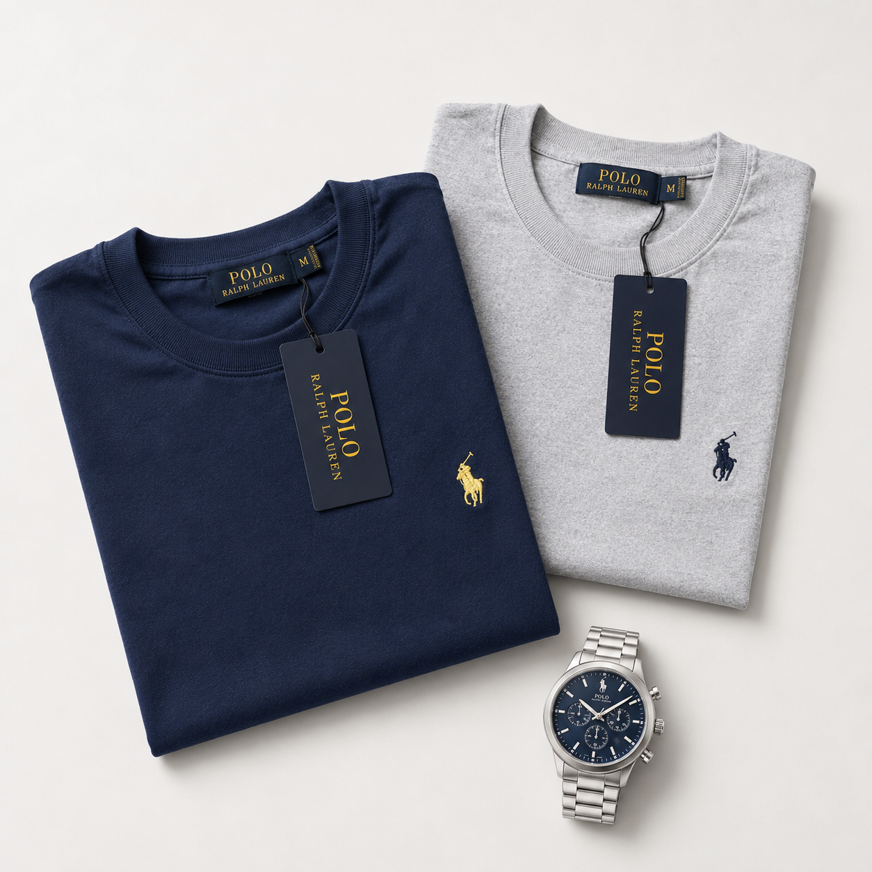 2 Ralph Lauren Shirts + Free Watch – Limited-Time Offer