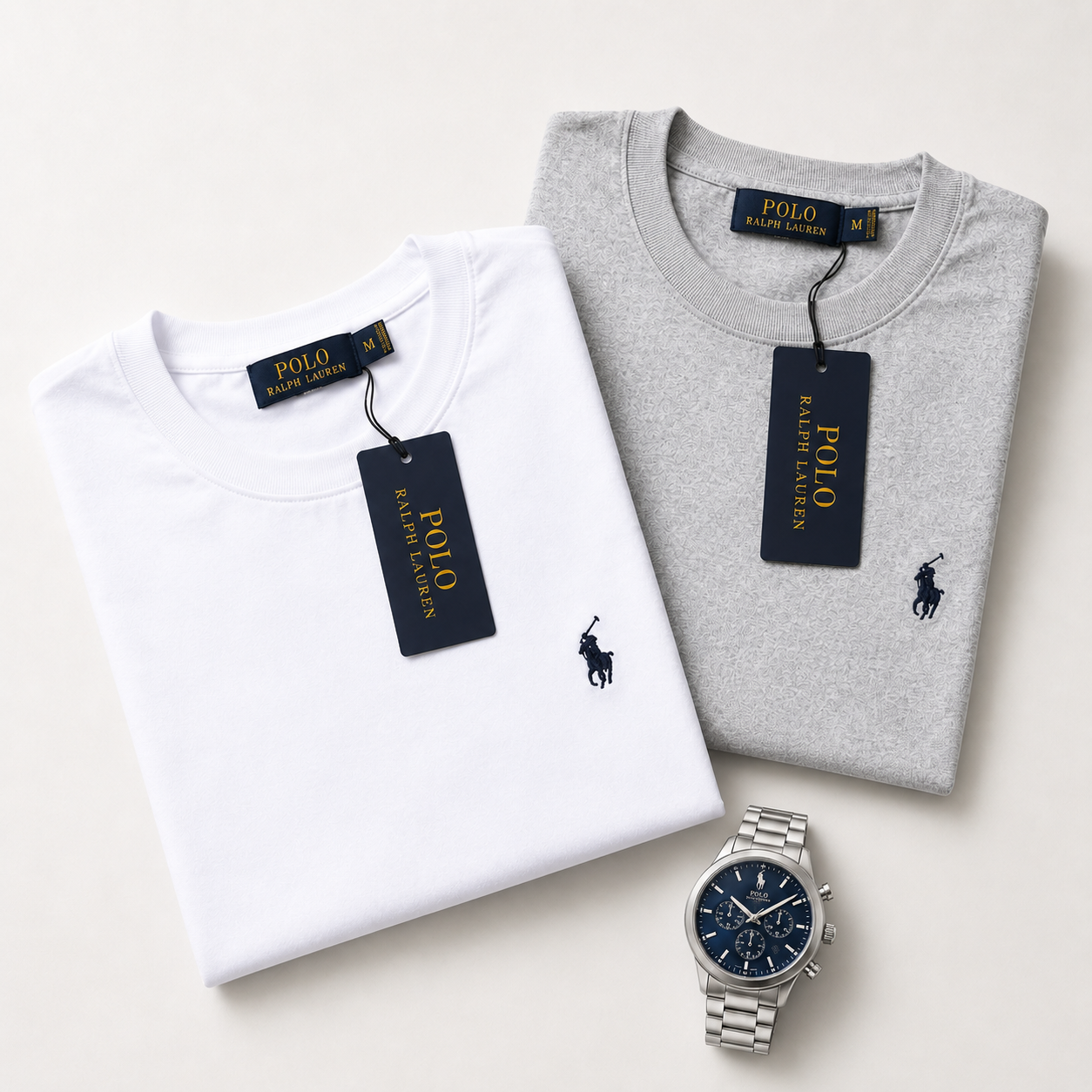 2 Ralph Lauren Shirts + Free Watch – Limited-Time Offer