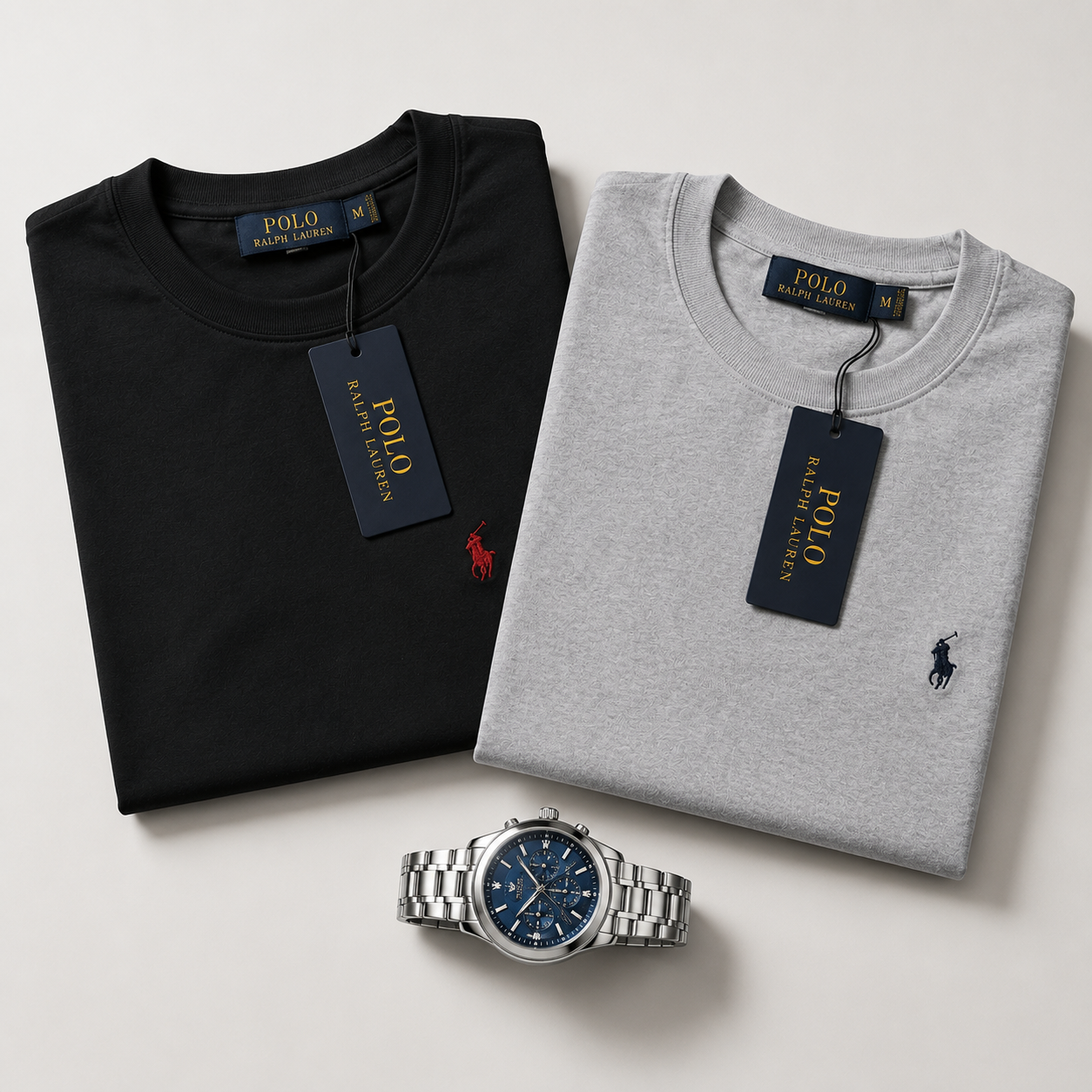 2 Ralph Lauren Shirts + Free Watch – Limited-Time Offer