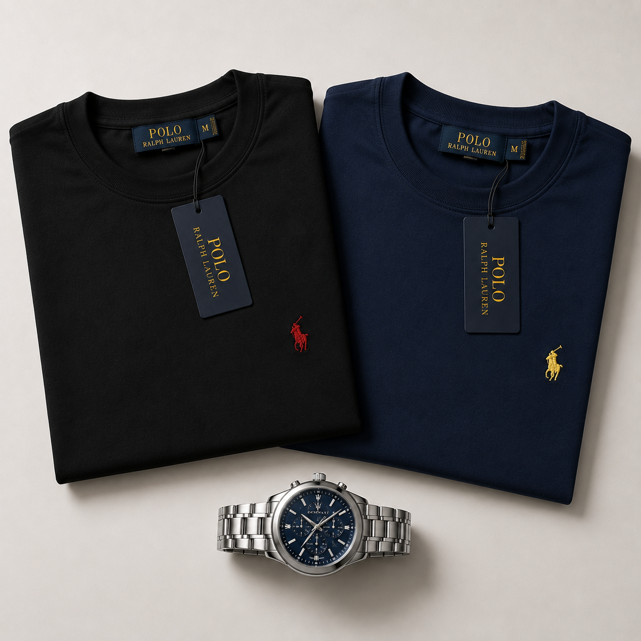 2 Ralph Lauren Shirts + Free Watch – Limited-Time Offer